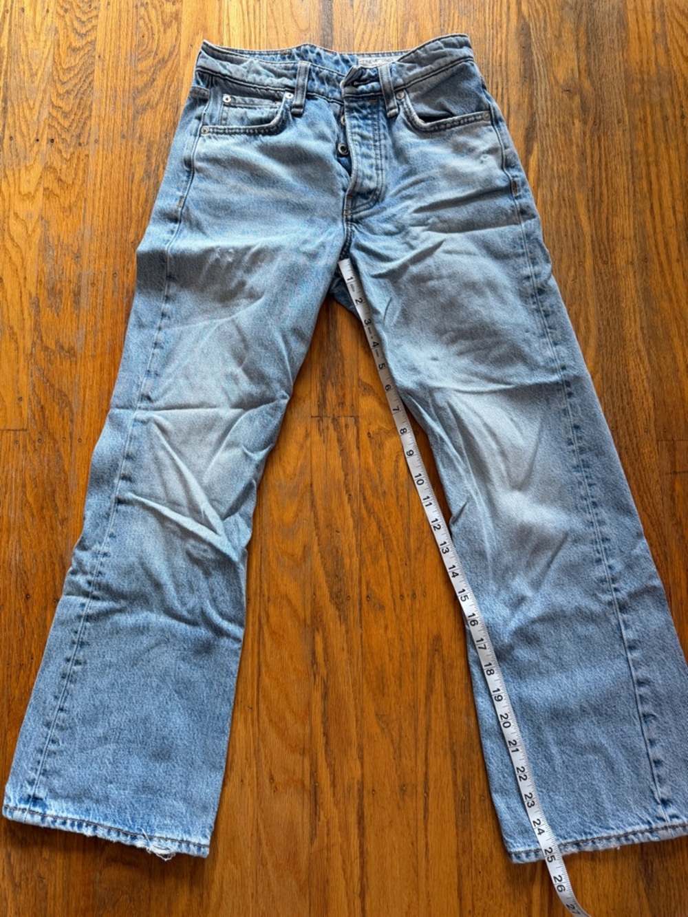 rag & bone Light Blue Men's Bootcut Jeans